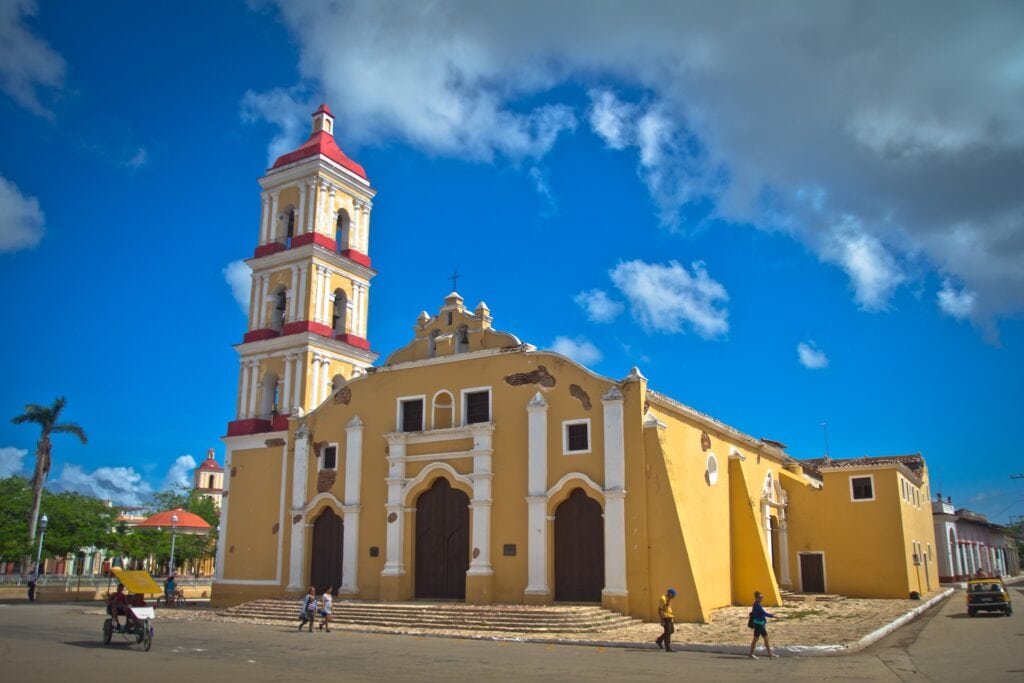 Kostel v Remedios, Kuba
